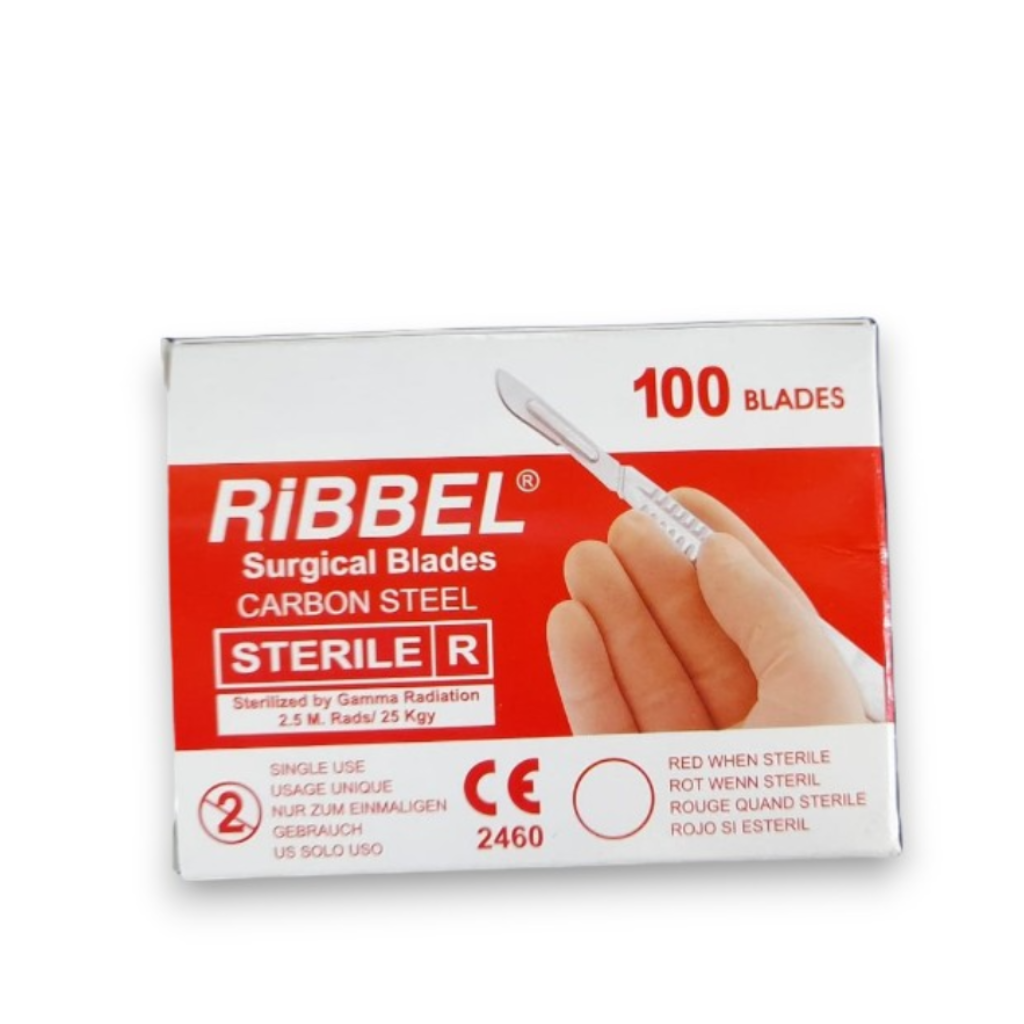 Ribbel Bistüri Ucu Karbon Çelik NO:15
