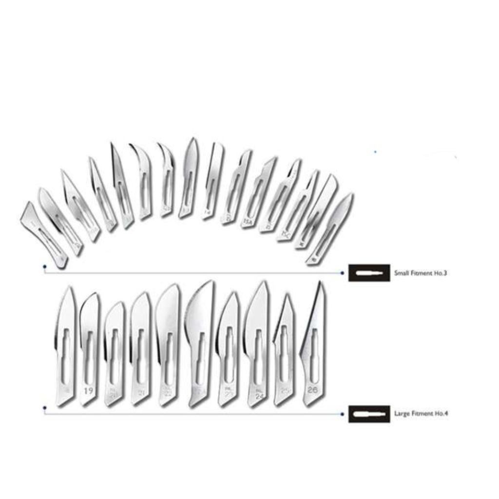 Ribbel Bistüri Ucu Karbon Çelik NO:11
