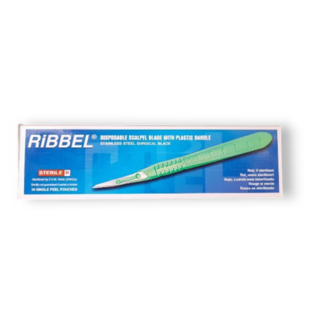 Ribbel Disposable Saplı Bistüri NO:22